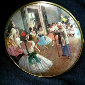 vintage degas cosmetic mirror